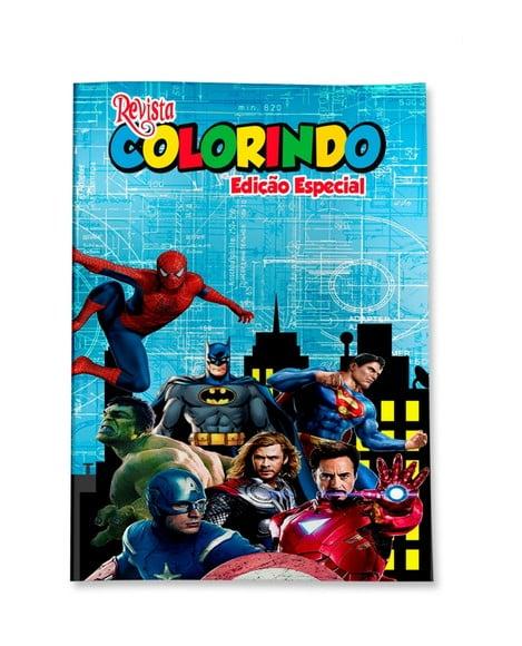 Livro de Colorir os Vingadores The Avengers 14x10 Personalizado |