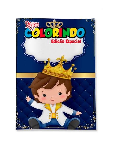 Livro de Colorir Pequeno Príncipe 14x10 Personalizado | Kit Colo