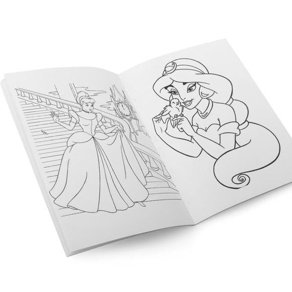 Livro de Colorir Princesas 14x10cm Personalizado | Kit Colorir In