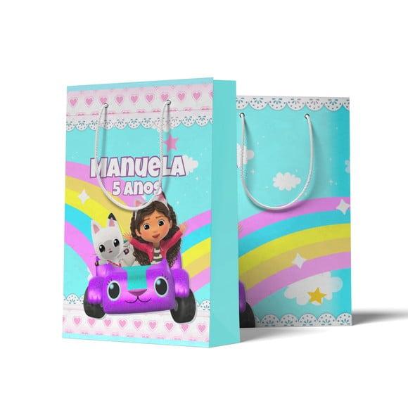 Sacolinha Personalizada Personalizada a Casa Mágica da Gabby | L