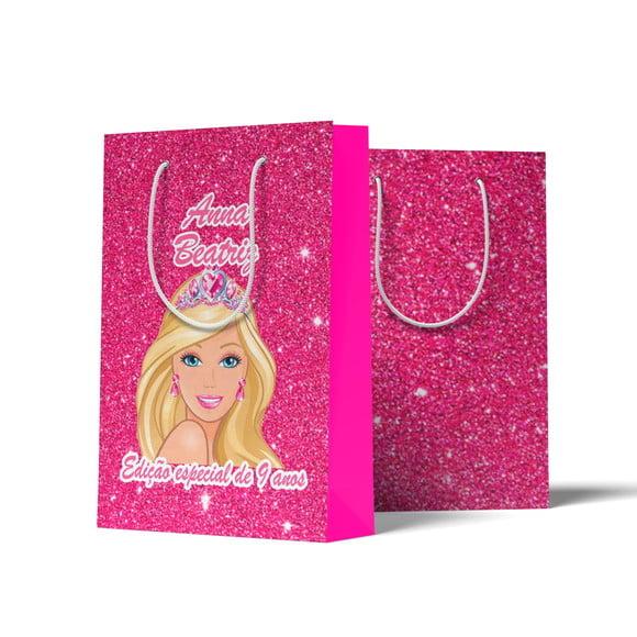 Sacolinha Personalizada Personalizada Barbie | Lembrancinha Festa