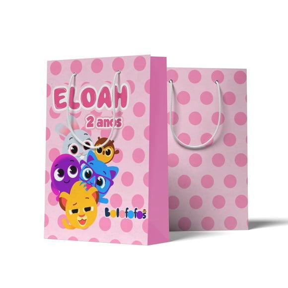 Sacolinha Personalizada Personalizada Bolofofos | Lembrancinha Fe
