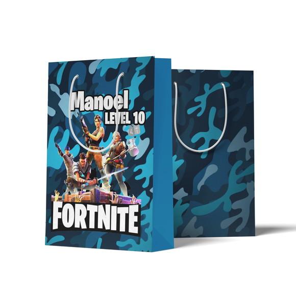 Sacolinha Personalizada Personalizada Fortnite | Lembrancinha Fes