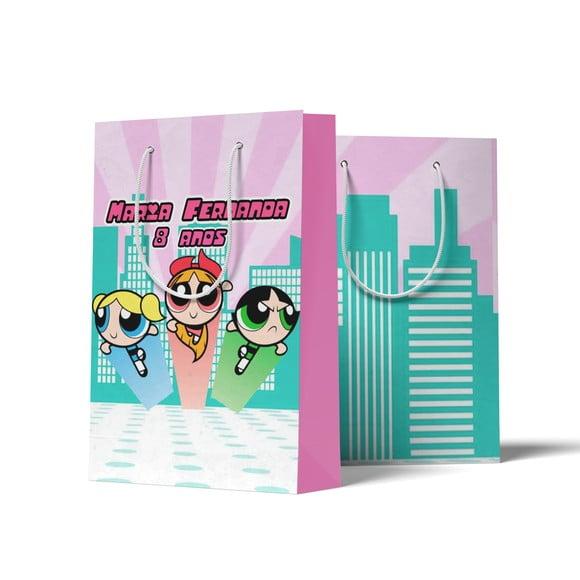 Sacolinha Personalizada Personalizada Meninas Super Poderosas | L