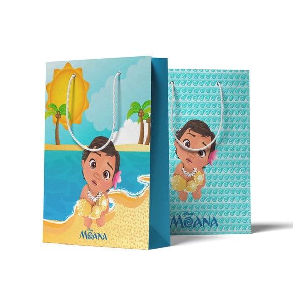 Sacolinha Personalizada Personalizada Moana Baby | Lembrancinha F