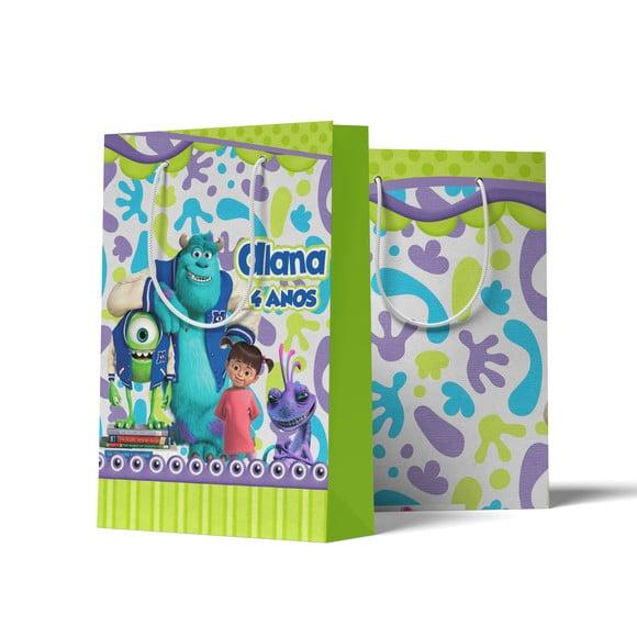 Sacolinha Personalizada Personalizada Monstros Sa | Lembrancinha 