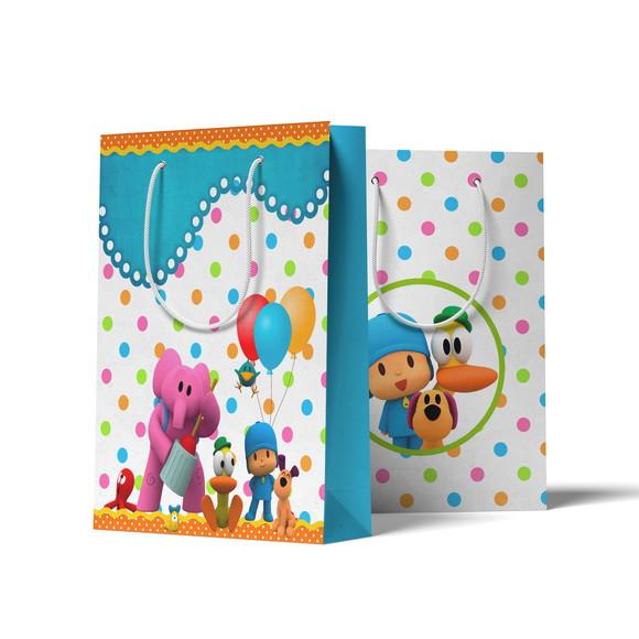 Sacolinha Personalizada Personalizada Pocoyo | Lembrancinha Festa