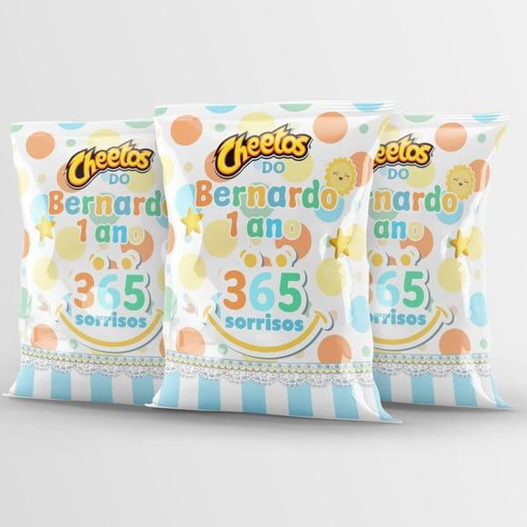 Salgadinho Cheetos Personalizado 365 Sorrisos | Lembrancinha Fest