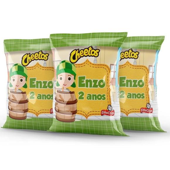 Salgadinho Cheetos Personalizado Chaves | Lembrancinha Festa Infa