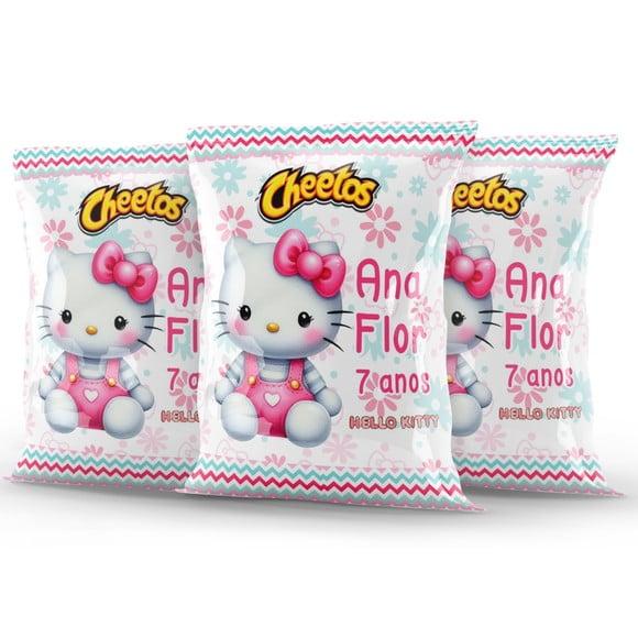 Salgadinho Cheetos Personalizado Hello Kitty | Lembrancinha Festa