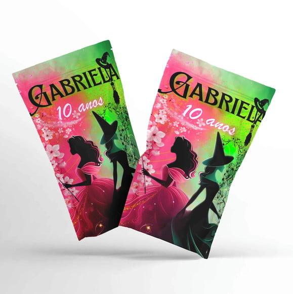 Saquinho Metalizado Ziplock Wicked G 12 X20 cm Personalizado | Le