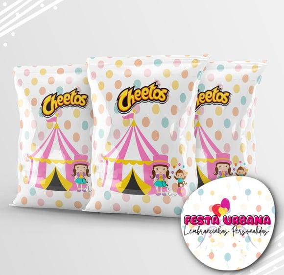Saquinho Circo Rosa Menina Personalizado | Lembrancinha Festa Inf