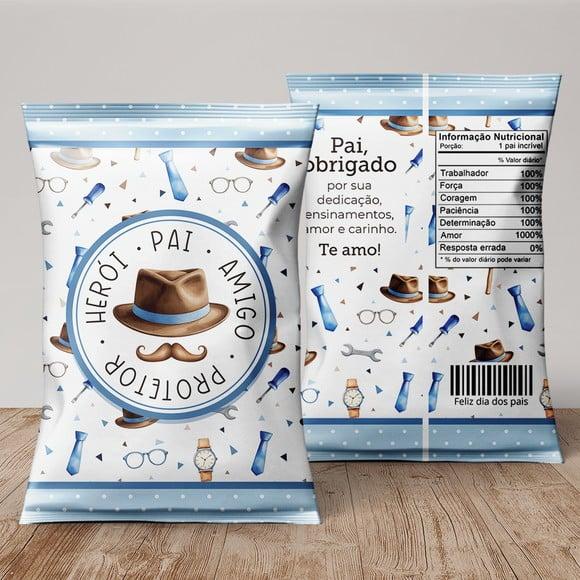 Saquinho Dia dos Pais Personalizado | Lembrancinha Festa Infantil