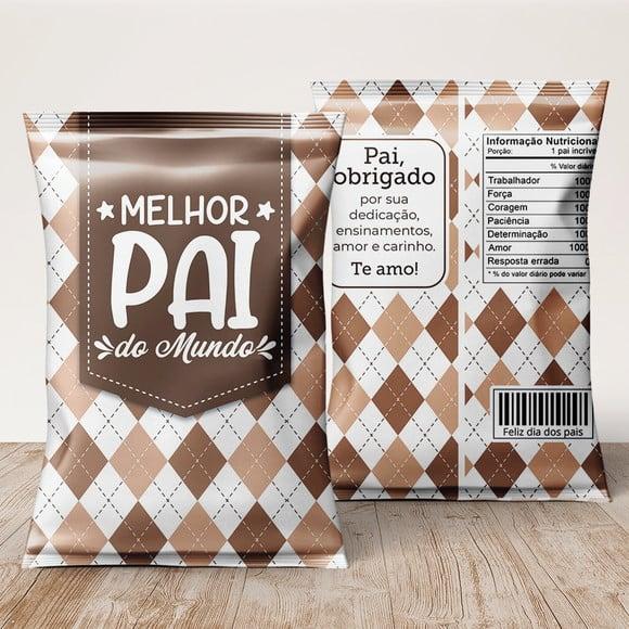 Saquinho Dia dos Pais Personalizado | Lembrancinha Festa Infantil
