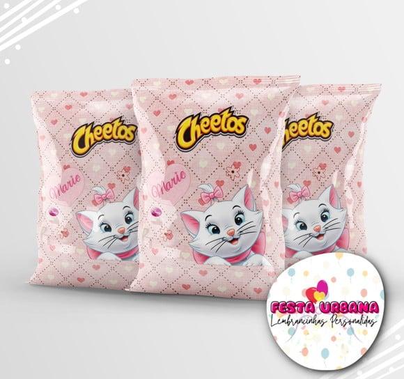 Saquinho Gatinha Marie Personalizado | Lembrancinha Festa Infanti