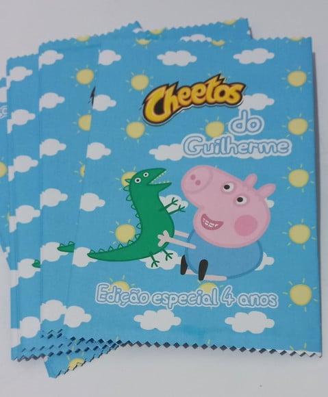 Saquinho Georg.e Pig Personalizado | Lembrancinha Festa Infantil