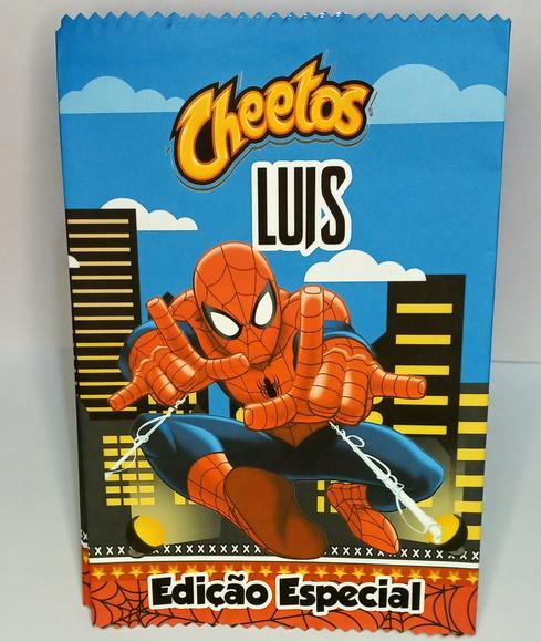 Saquinho Homem Aranha Personalizado | Lembrancinha Festa Infantil