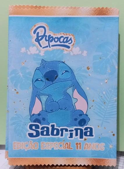 Saquinho Stitch Personalizado | Lembrancinha Festa Infantil