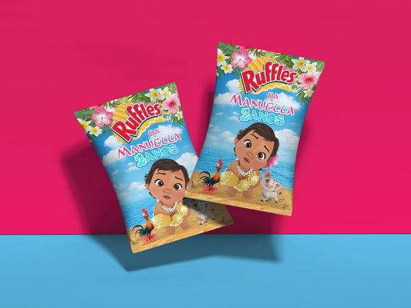 Saquinho Moana Baby Personalizado | Lembrancinha Festa Infantil