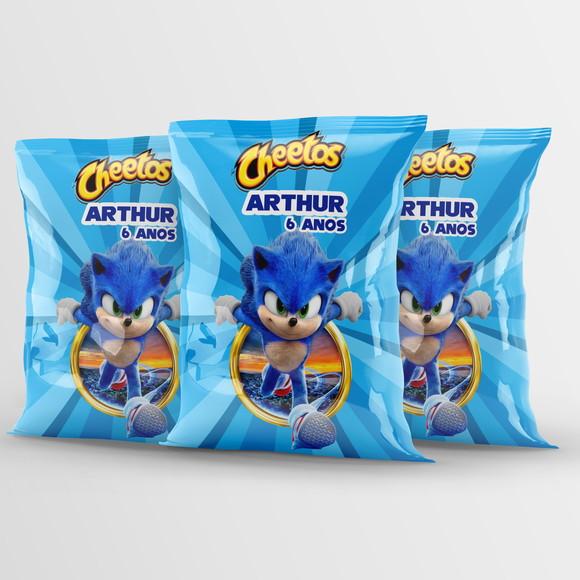 Saquinho Sonic Personalizado | Lembrancinha Festa Infantil