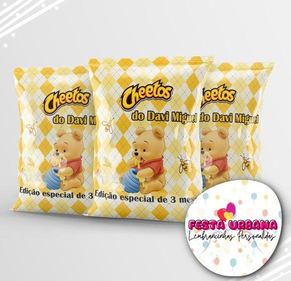 Saquinho Ursinho Pooh Personalizado | Lembrancinha Festa Infantil