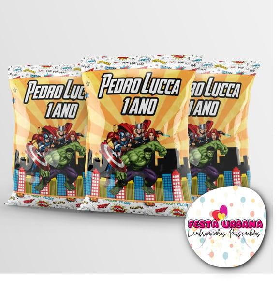 Saquinho Vingadores Avengers Super Heróis Personalizado | Lembra