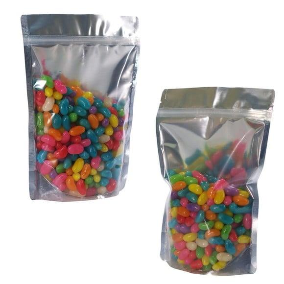 Saquinho Metalizado Ziplock Zip Lock Jardim de Pássaros G 12 X20