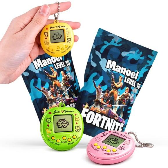 Saquinho Metalizado Ziplock Tamagotchi Fortnite Bichinho Virtual 