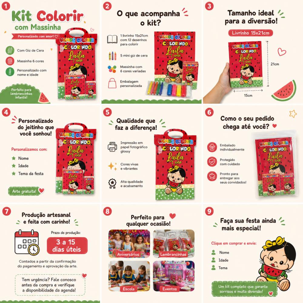 Kit Colorir com Massinha Looney Tunes