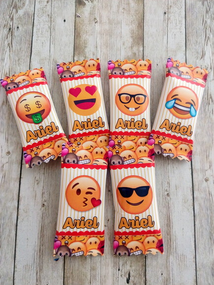 Bala Personalizada Emoji | Lembrancinha Festa Infantil