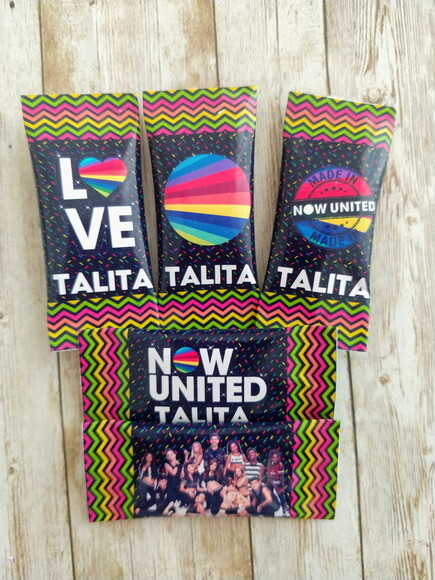 Bala Personalizada Now United | Lembrancinha Festa Infantil