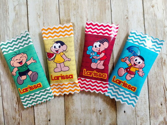 Bala Personalizada Turma da Mônica | Lembrancinha Festa Infantil
