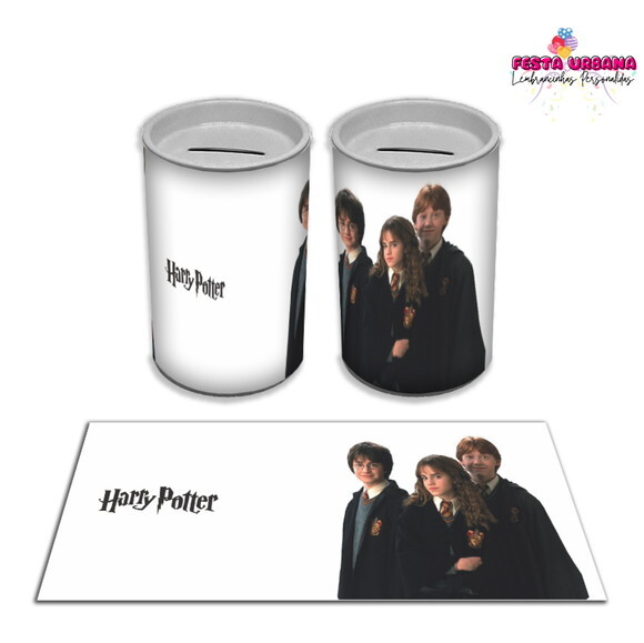 Adesivo Cofrinho Harry Potter | Tubolata Festa Infantil