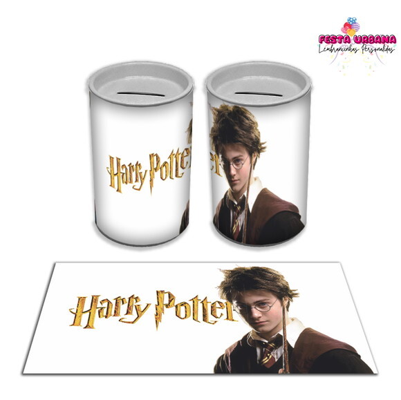 Adesivo Cofrinho Harry Potter | Tubolata Festa Infantil