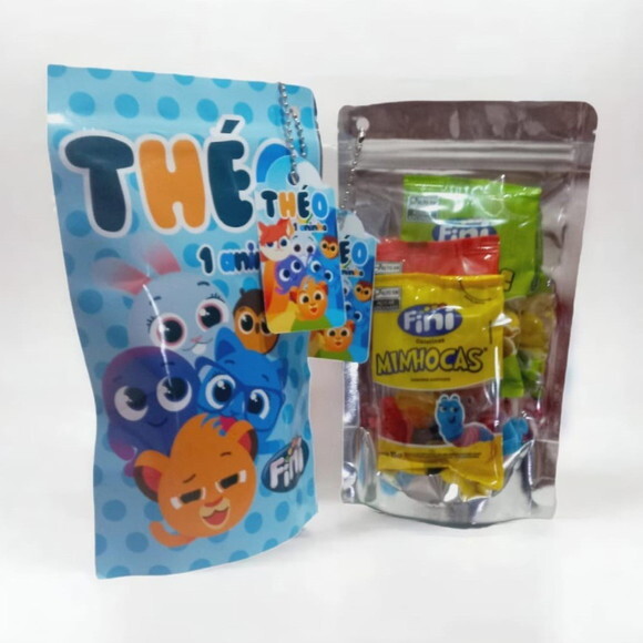 Fini Personalizado Príncipe no Saquinho Metalizado Zip Lock no S