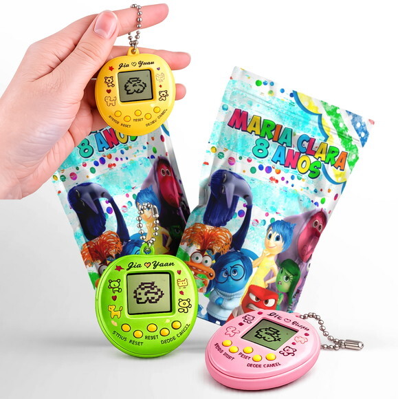 Tamagotchi Divertidamente | no Saquinho Personalizado | Lembranci