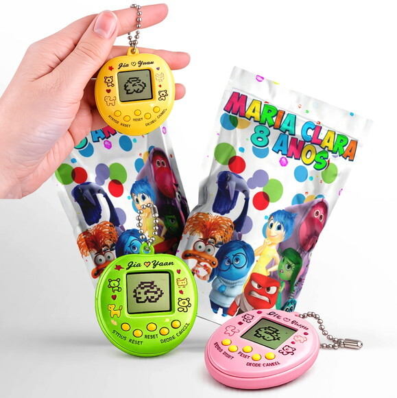Tamagotchi Divertidamente | no Saquinho Personalizado | Lembranci