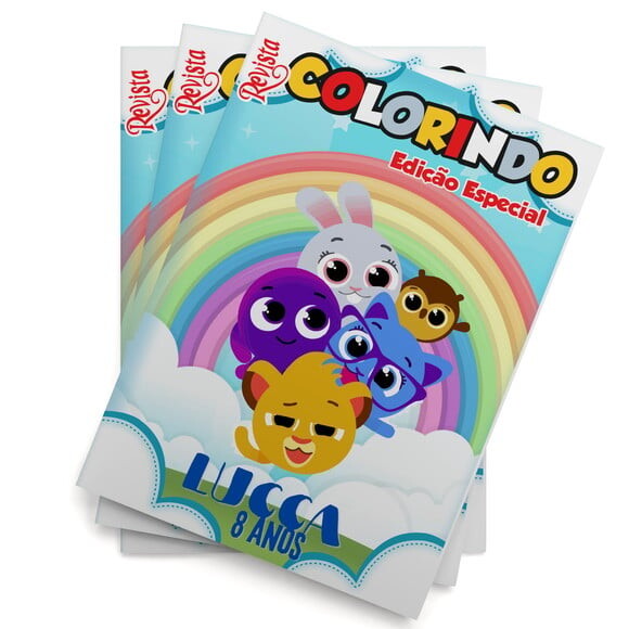 Livro de Colorir Bolofofos Tam 14x10 cm | Lembrancinha Festa Infa