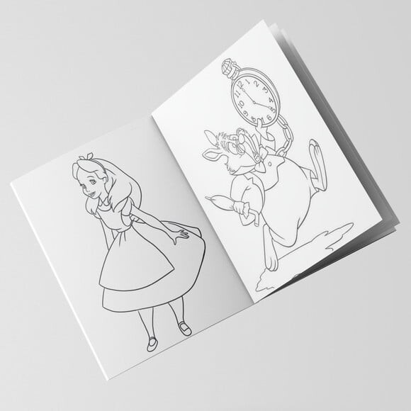 Livro de Colorir  Alice no País das Maravilhas 14x10 | Lembranci