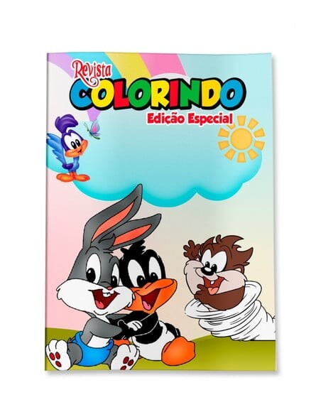 Livro de Colorir  Baby Looney Tunes 14x10 | Lembrancinha Festa In