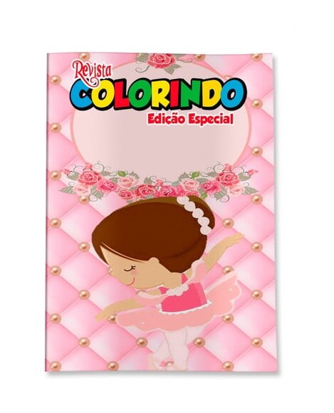 Livro de Colorir  Bailarina 14x10 | Lembrancinha Festa Infantil
