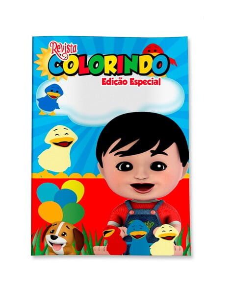 Livro de Colorir  Bento e Totó 14x10 | Lembrancinha Festa Infant
