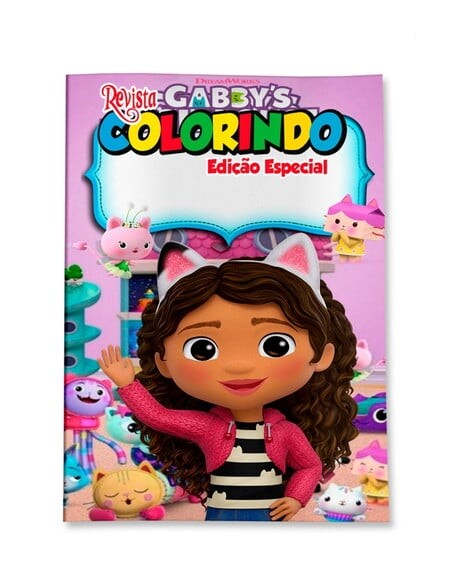 Livro de Colorir  Casa Mágica da Gabby 14x10 | Lembrancinha Fest