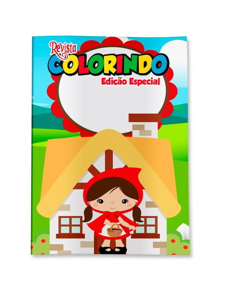 Livro de Colorir  Chapeuzinho Vermelho 14x10 | Lembrancinha Festa