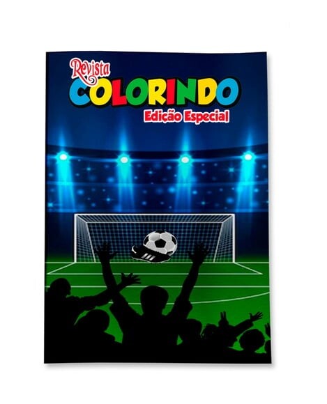 Livro de Colorir  Futebol 14x10 | Lembrancinha Festa Infantil