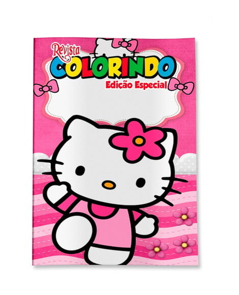 Livro de Colorir  Hello Kitty 14x10 | Lembrancinha Festa Infantil