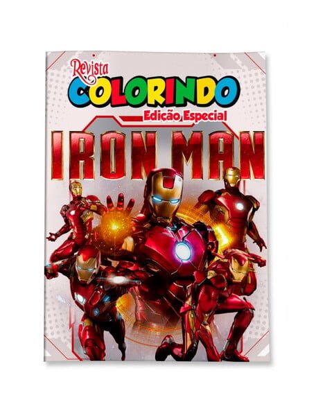 Livro de Colorir  Homem de Ferro 14x10 | Lembrancinha Festa Infan