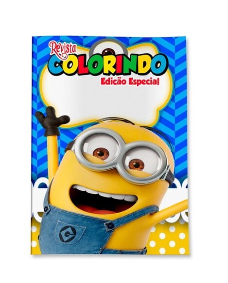 Livro de Colorir  Minions Meu Malvado Favorito 14x10 | Lembrancin