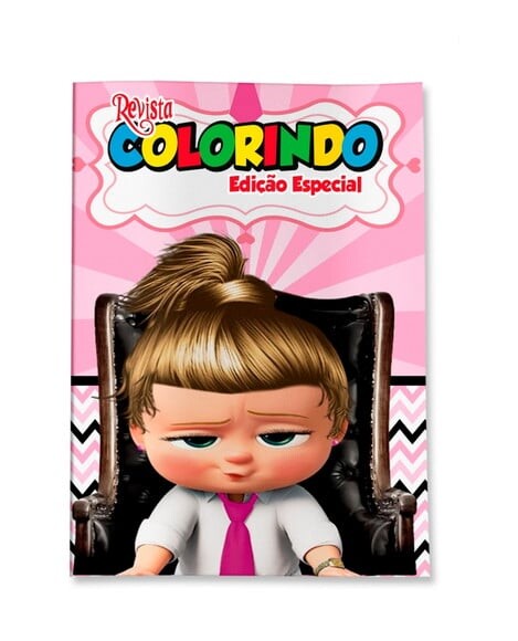 Livro de Colorir  Poderosa Chefinha 14x10 | Lembrancinha Festa In