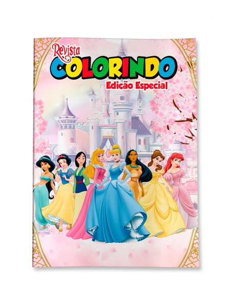 Livro de Colorir  Princesas 14x10cm | Lembrancinha Festa Infantil